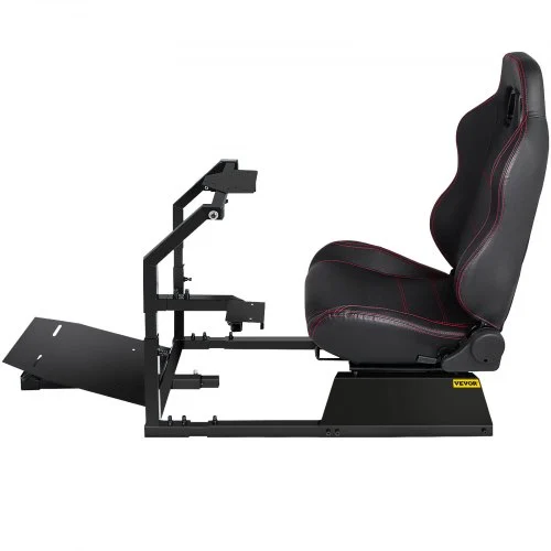 VEVOR Racing Simulator Cockpit Gaming Chair W/ Steering Wheel Stand For ...