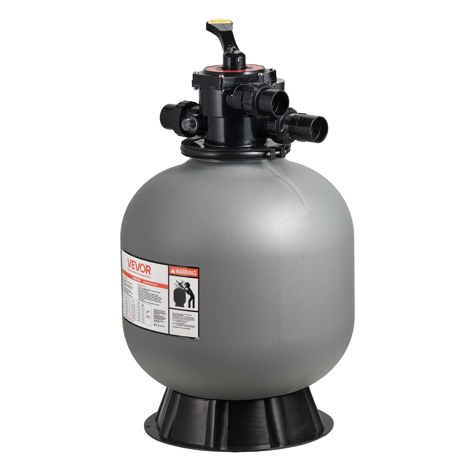 VEVOR Sand Filter, 508 mm, 189.3 LPM Above Inground Swimming Pool Sand ...