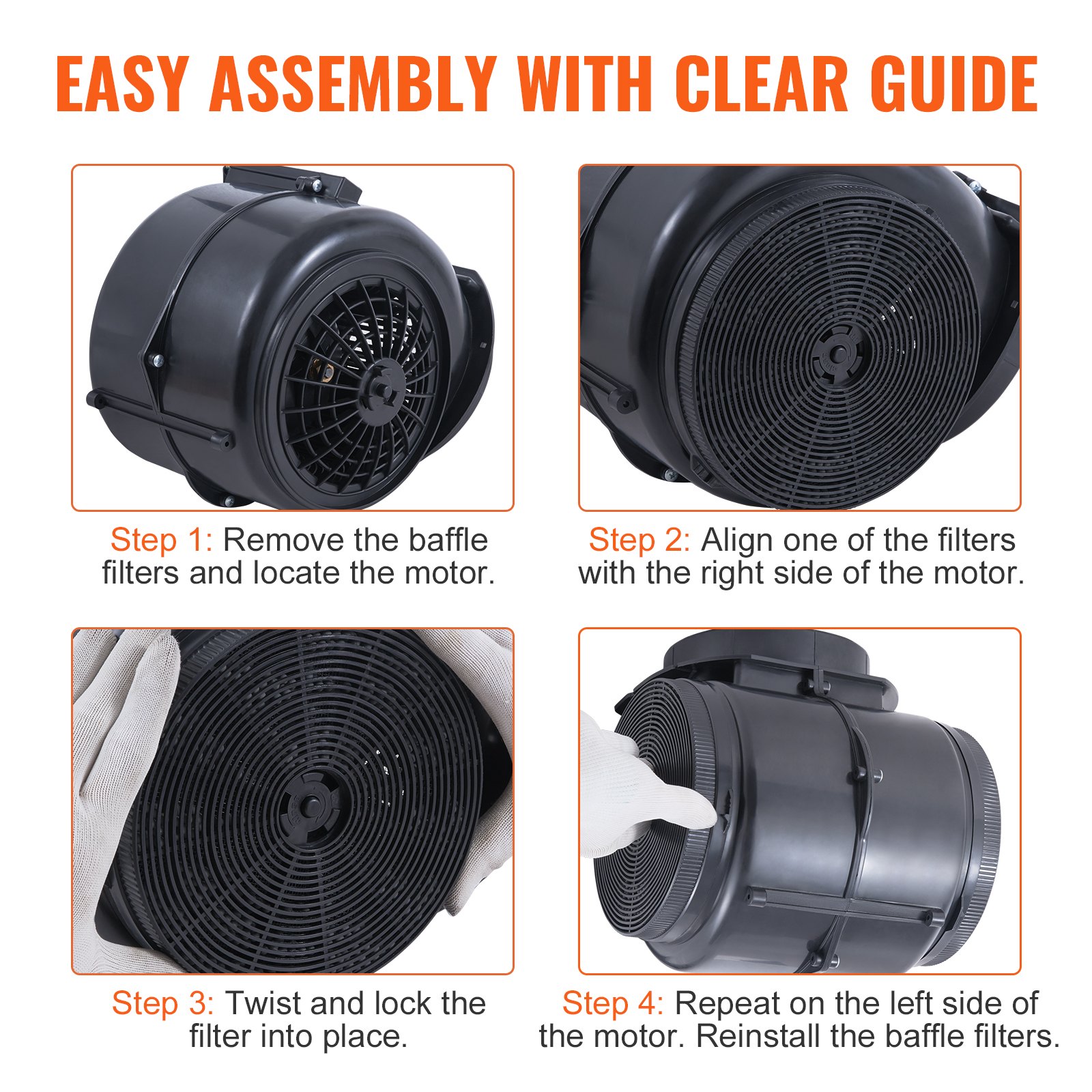 VEVOR Carbon Filter for Ductless Hoods, Range Hood Filter for