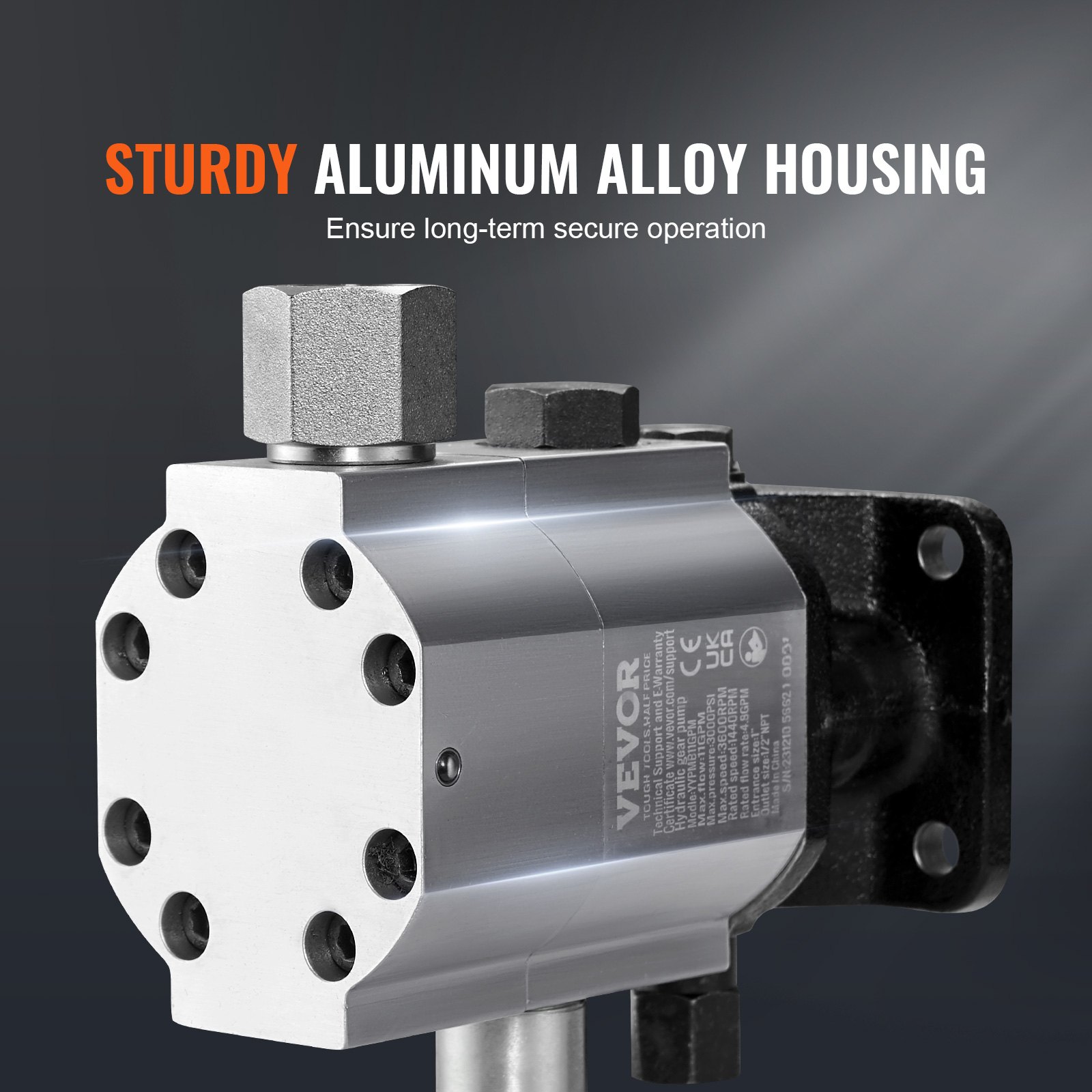 Electric Log Splitter Replacement Pump Casting Housing For Hydraulic ( Universal) | UK