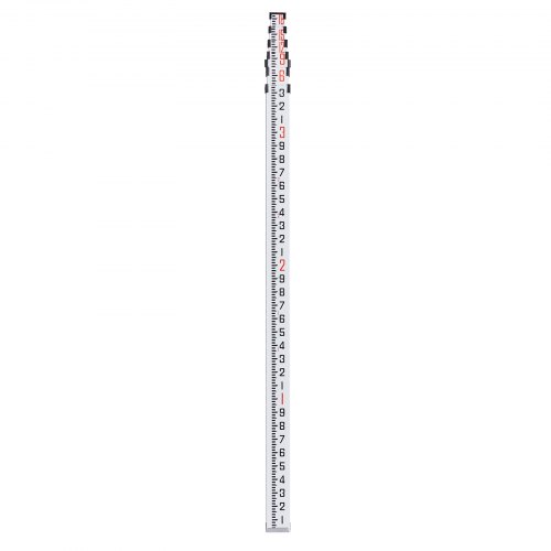 Meter Rod VEVOR Measuring Rod 18-Feet/10ths 6 Sections Telescopic Grade Rod 1 ...