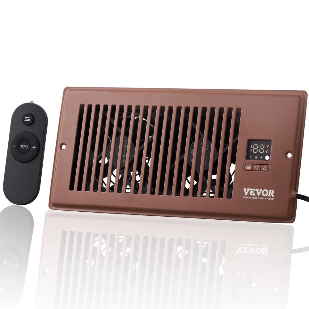 VEVOR Register Booster Fan, Quiet Vent Booster Fan Fits 4” x 10 ...