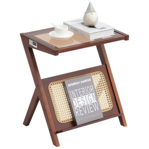 VEVOR Boho Coffee Table — 40 Lbs Capacity & 15-Min Setup
