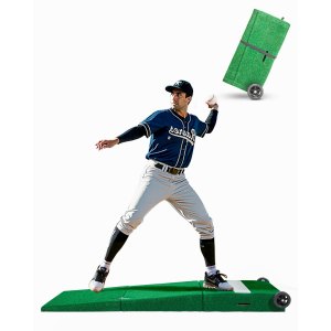 SUCRFXJ Tragbarer Pitching Mound - Faltbarer Baseball Trainingshügel