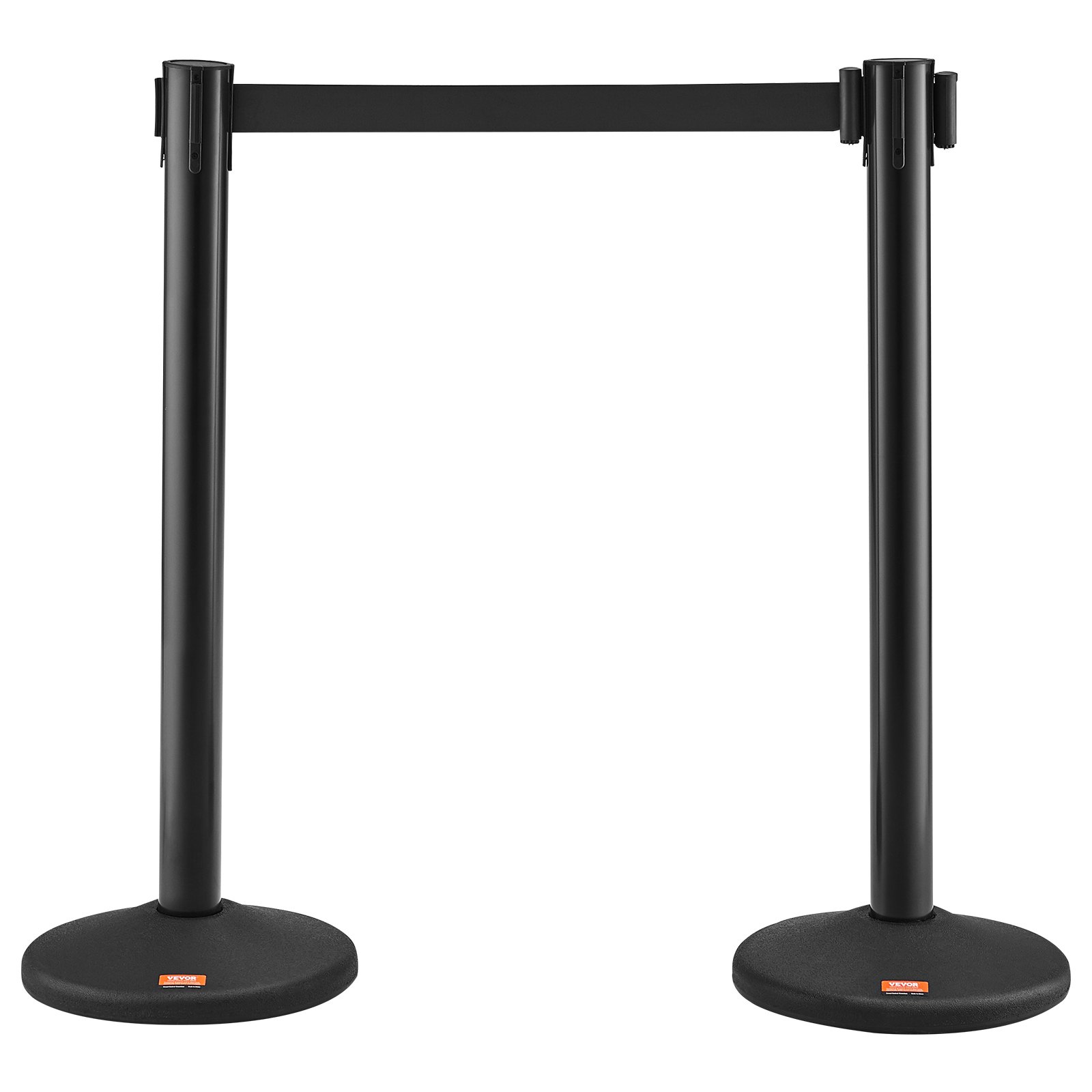 VEVOR Crowd Control Stanchions, 2-Pack Crowd Control Barriers with 6 ...