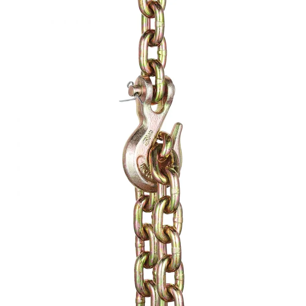 Tow Rope Chain VEVOR Tow Chains with Hooks – G80, 5/16