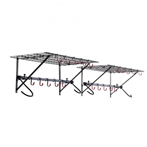 VEVOR Bike Storage Rack, 4 Bike Racks, Wall Mount Bike Storage