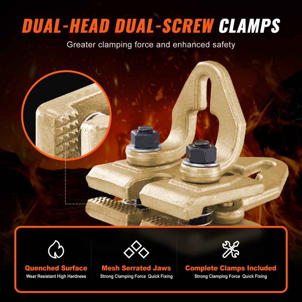 VEVOR Auto Body Frame Puller Straightener with Clamps Airbag Jack