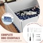 VEVOR Dog Whelping Box, 28.3 X 28.3 X 18.1in Whelping Box For Dogs And Puppies, Whelping Pen For Puppies, Dog Birthing Box With Rails And Washable Pee Pad, Whelping Box For Small