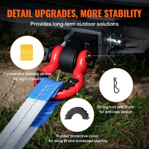 2" Shackle Hitch Receiver With Tightener – Towing & Off-Road Accessory