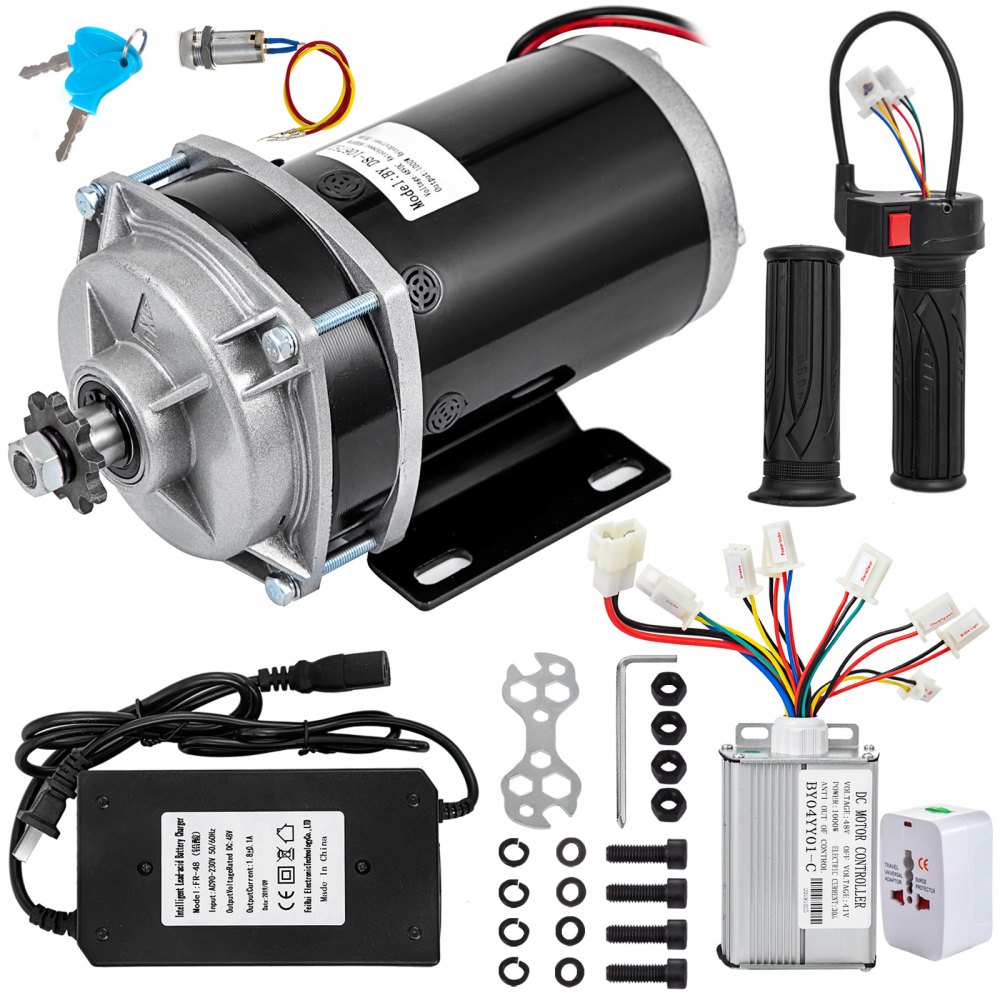 Vevor Brushed Motor Go Kart Electric Go Kart Motor 1000w Electric Scooter Motor Kit Vevor Eu 9967