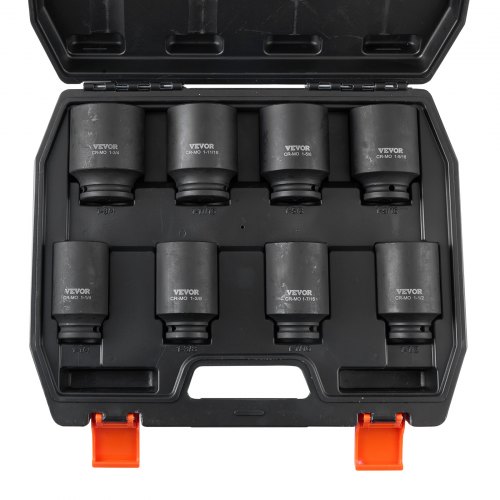 VEVOR Axle Nut Impact Socket Set, 1/2