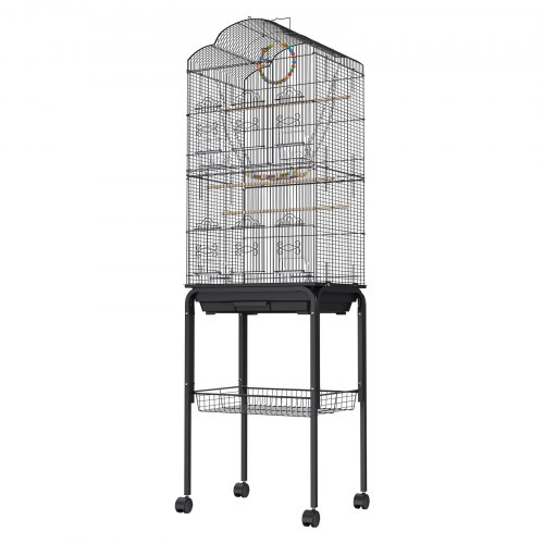 Beautiful view of Polished Aluminum Parrot Flight Cages
