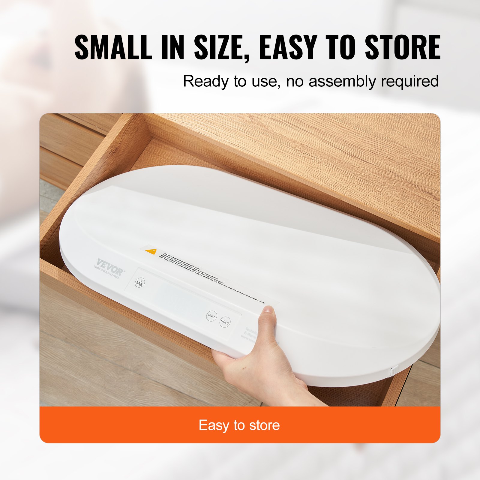 VEVOR Baby Scale, Smart Bluetooth Infant Scale with Measuring Tape ...