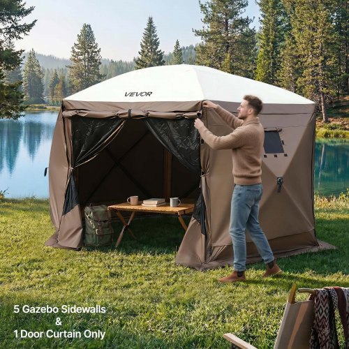 VEVOR Sidewalls for Canopy Tents – 1.73×1.48m, 6 Panels