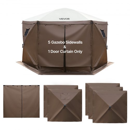 VEVOR Sidewalls for Canopy Tents – 1.73×1.48m, 6 Panels