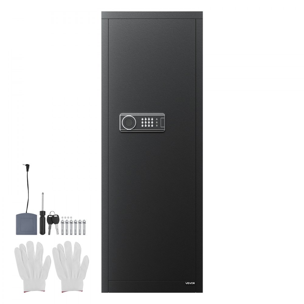 VEVOR 6-8 Gun Safe, Long Gun Cabinet for Rifles and Pistols, Quick ...