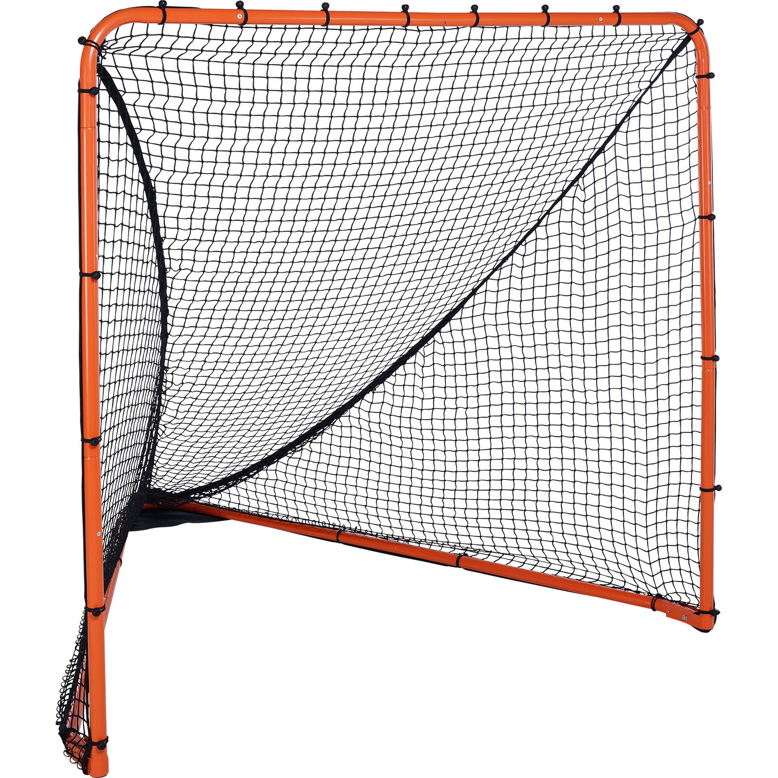 VEVOR Lacrosse Goal, 6' x 6' Lacrosse Net, Folding Portable Backyard