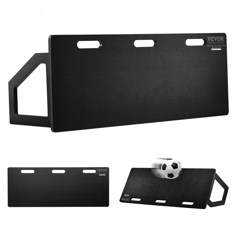 VEVOR Soccer Rebounder Board, 45"X18" Portable Soccer Wall with 2