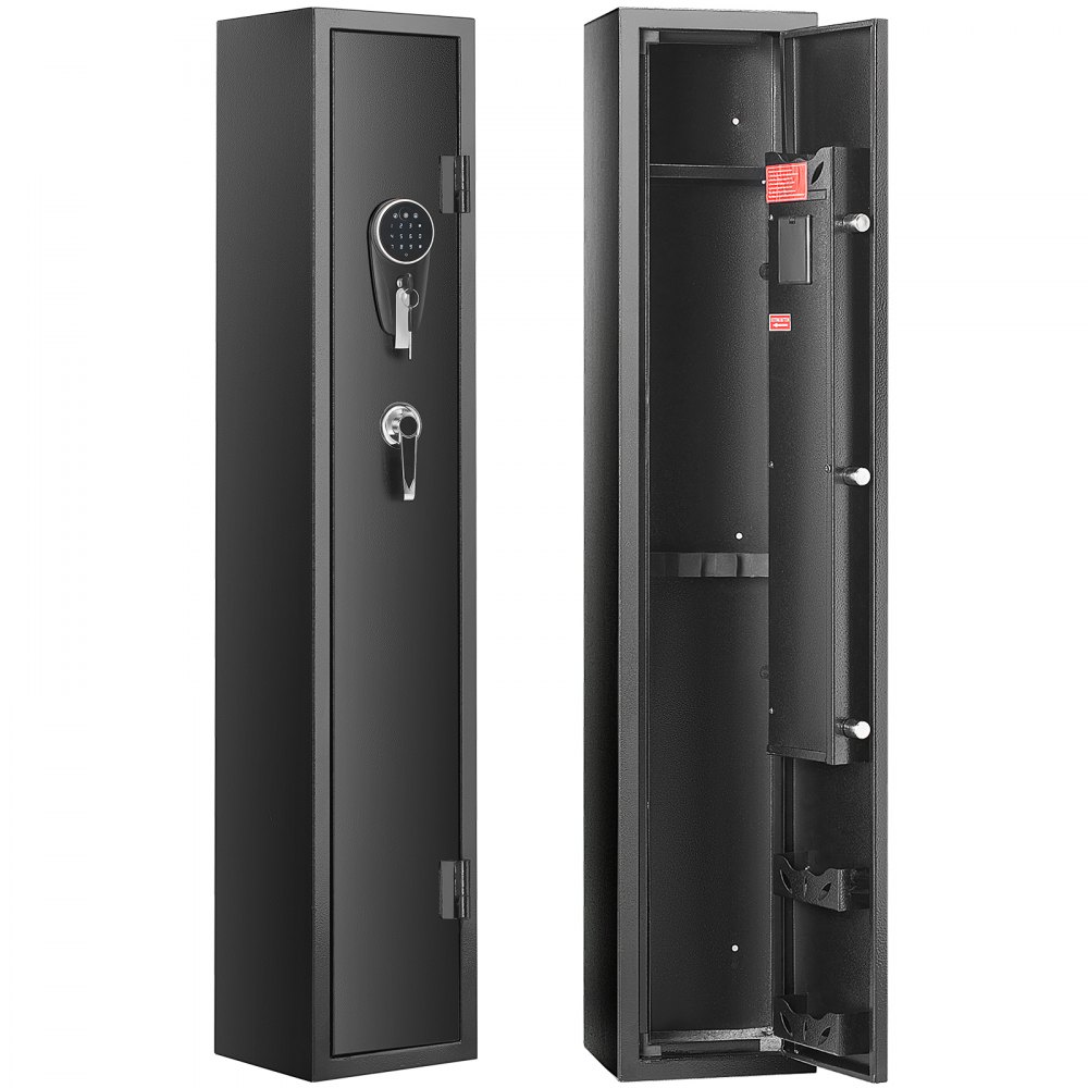 VEVOR 3 Rifles Gun Safe, Rifle Safe with Lock & Digital Keypad, Quick