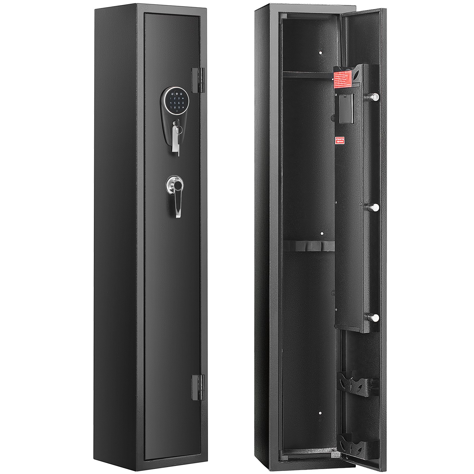 Three Rifle Gun Safe VEVOR 3 Rifles Gun Safe, Rifle Safe with Lock & Digital Keypad, Quick ...