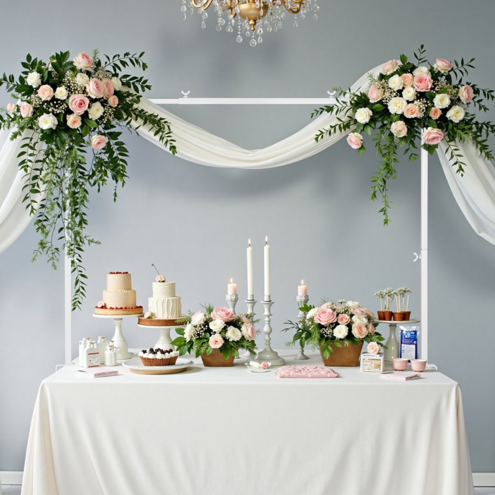 VEVOR Wedding Arch Frame – Adjustable & Sturdy Design