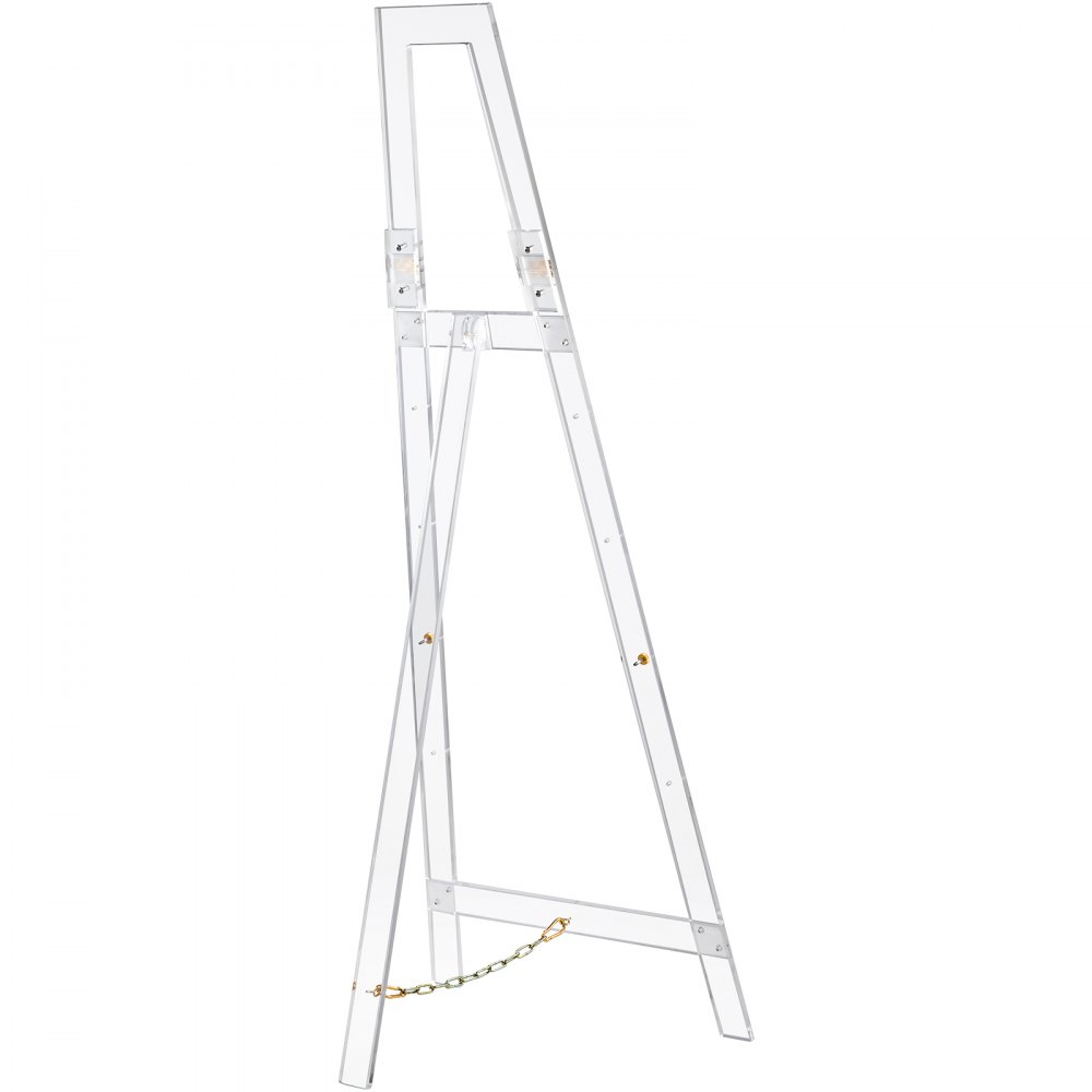 VEVOR Easel Stand, Acrylic Display Easel, 58” Height Welcome Sign Stand ...