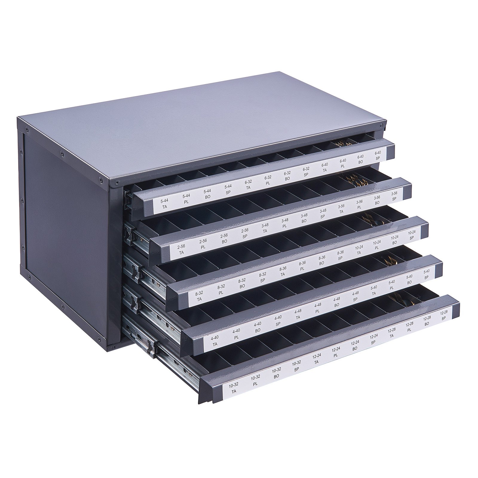 VEVOR Tap Dispenser Cabinet, Five-Drawer Tap Organizer Cabinet for #2 ...