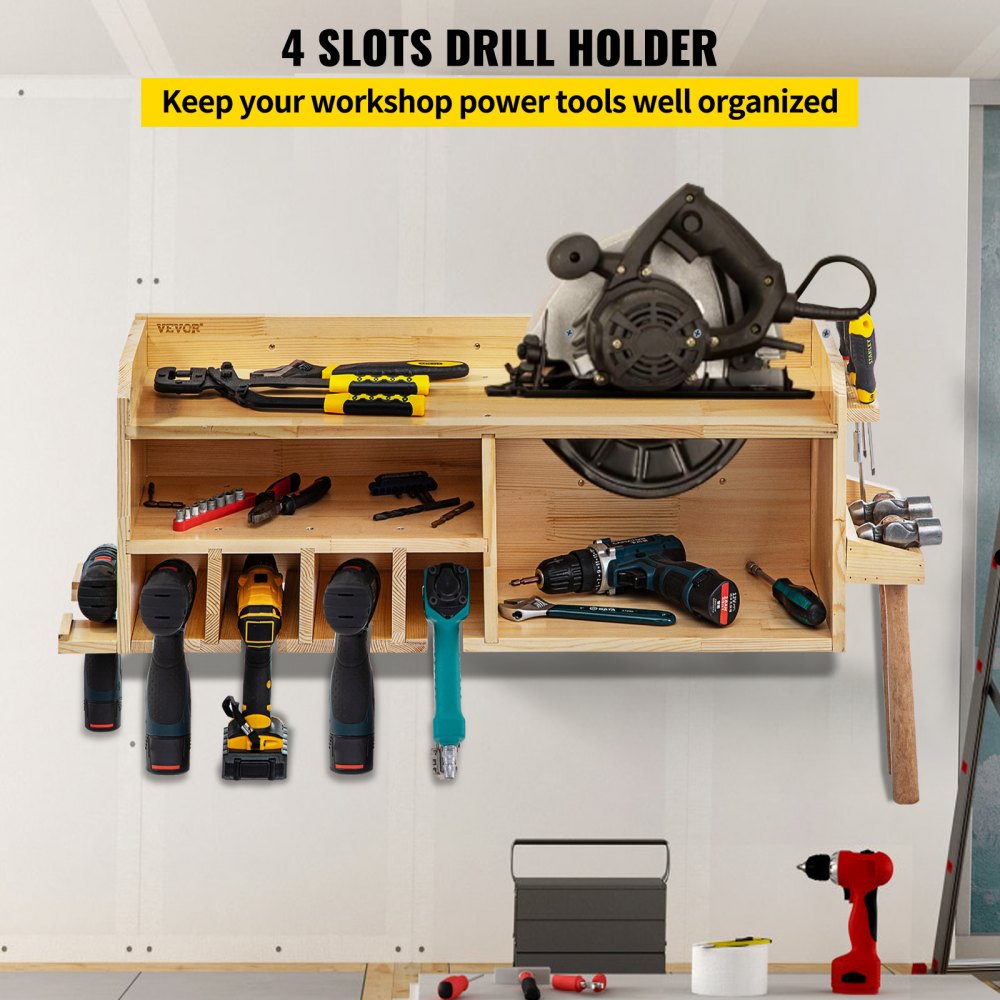 Drill and battery online organizer