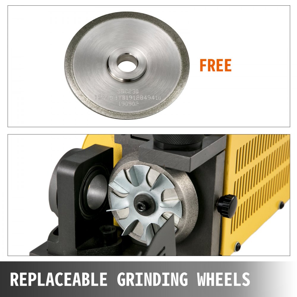 VEVOR VEVOR End Mill Sharpener MRX13A Φ3Φ13(Φ15) Drill Bits Sharpener