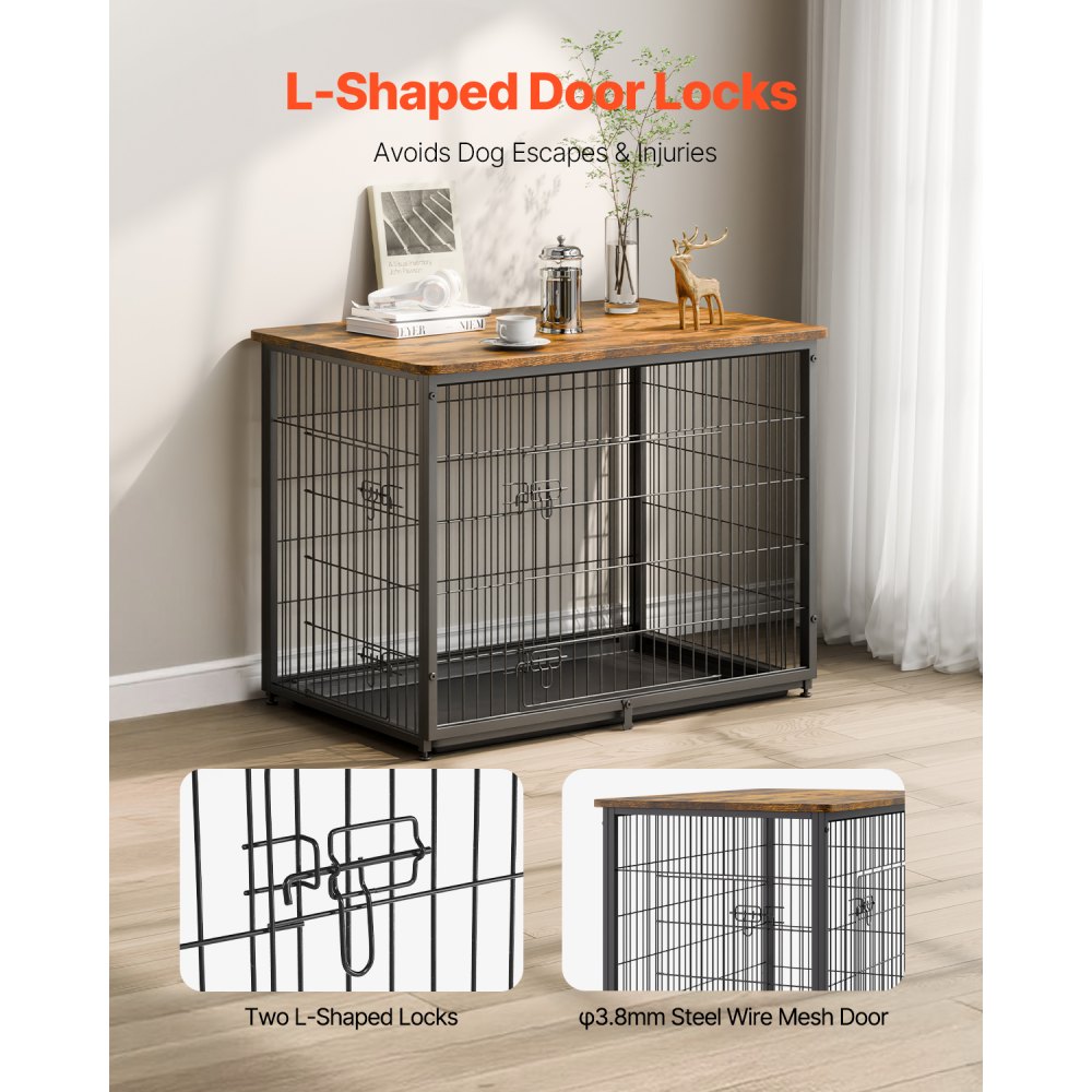 Photo inspiration: Picture Idea: Dog Crate Furniture 44 In Indoor Wooden Dog Kennel With