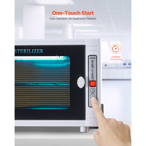 VEVOR UV Sterilizer Machine for Salon - 12L,185nm, 5-60min