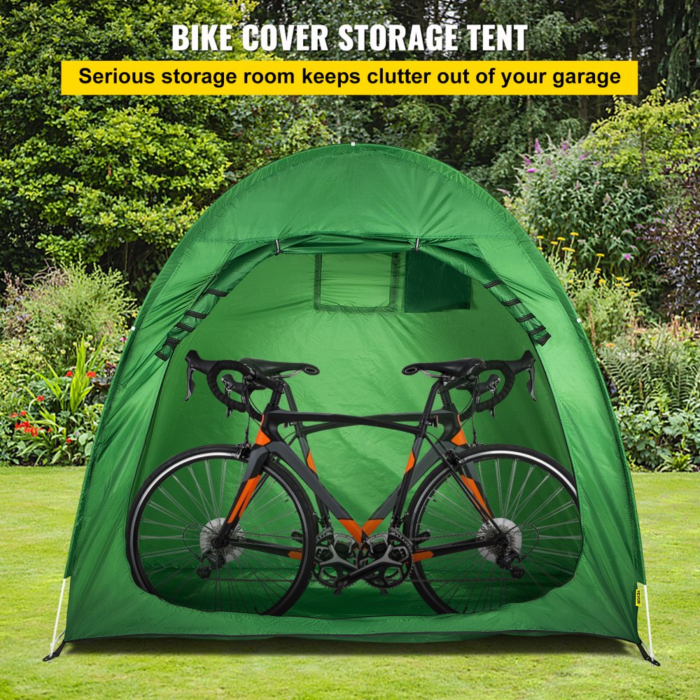 Bicycle tent clearance