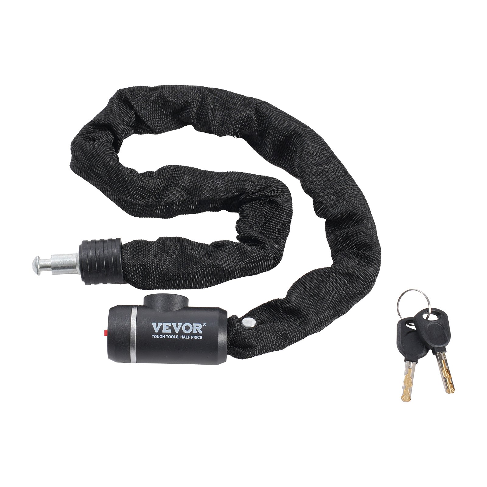 VEVOR Bike Chain Lock, 2.79 Ft Combination Bicycle Chain Lock with 2 ...
