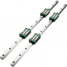 VEVOR VEVOR 3PCS Linear Rail 0.78-66 Inch, Linear Bearings and