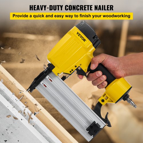 VEVOR Pneumatic Nail Gun 14 Gauge 1 to 2 1 2 Heavy Duty T Nailer Finish Nailer for Hardwood to Concrete VEVOR AU