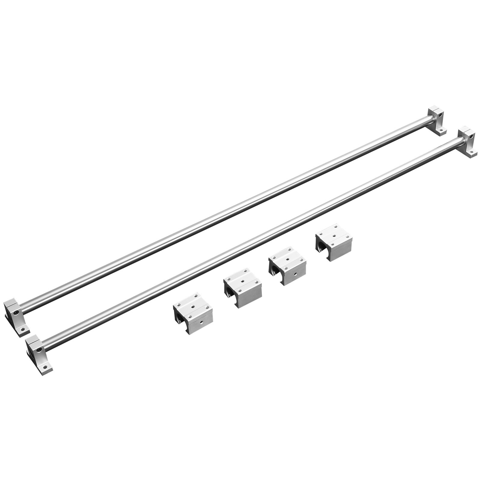 VEVOR Linear Guide Rail Set, SFC16 1000mm, 2 PCS 39.4 in/1000 mm SFC16 ...