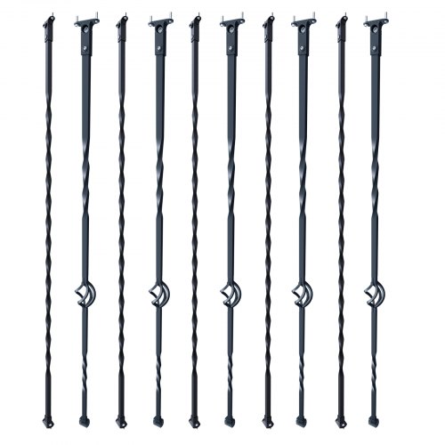 棒ばかり VEVOR 44 in. x 0.5 in. Deck Balusters Metal Deck Spindles