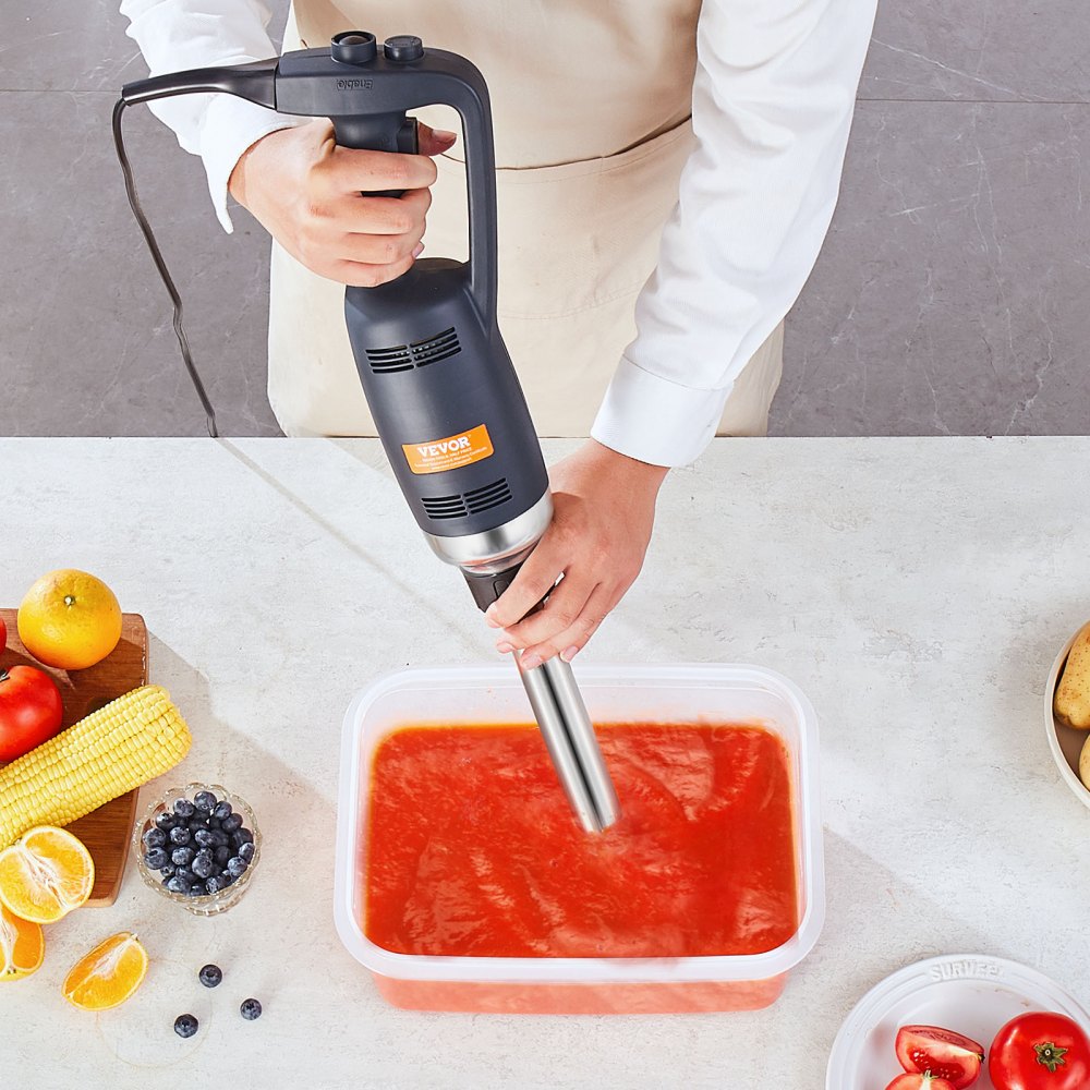 VEVOR Commercial Immersion Blender, 350W Heavy Duty Hand Mixer, 12 inch ...