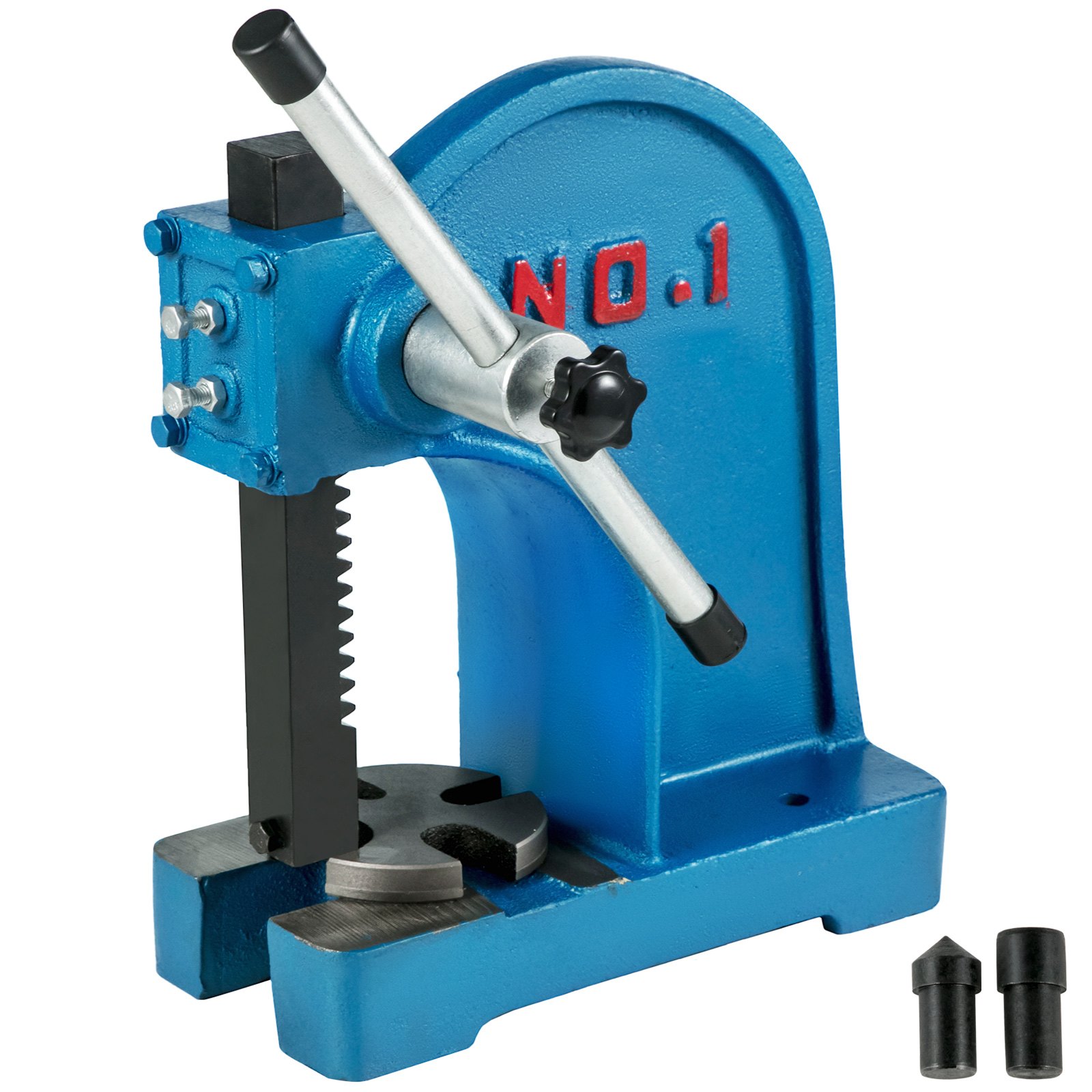 VEVOR Manual Arbor Press 1 Ton, Heavy Duty Arbor Press with 45/8 Inch