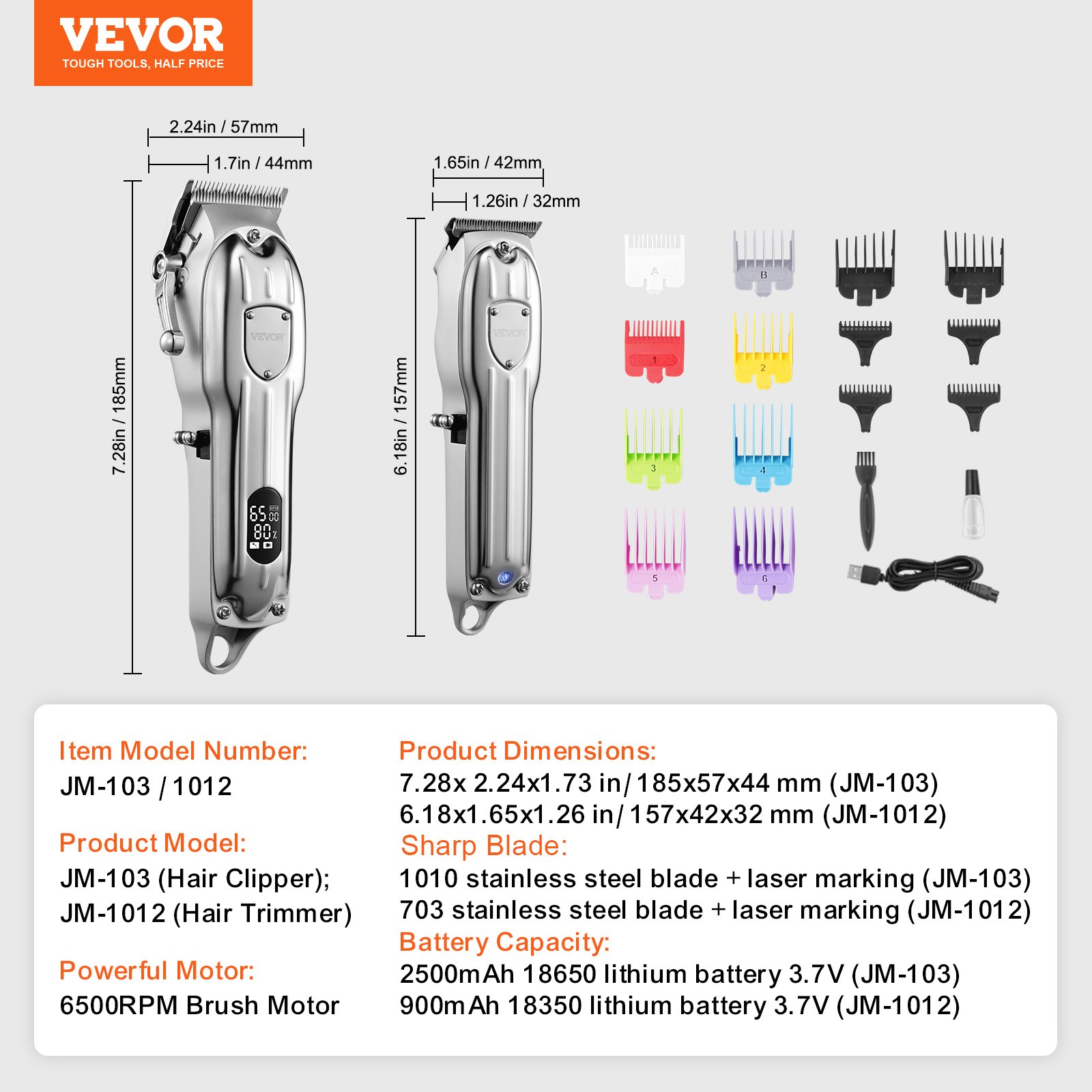 VEVOR’s Professional Hair Clipper for Men - 2-in-1 Kit