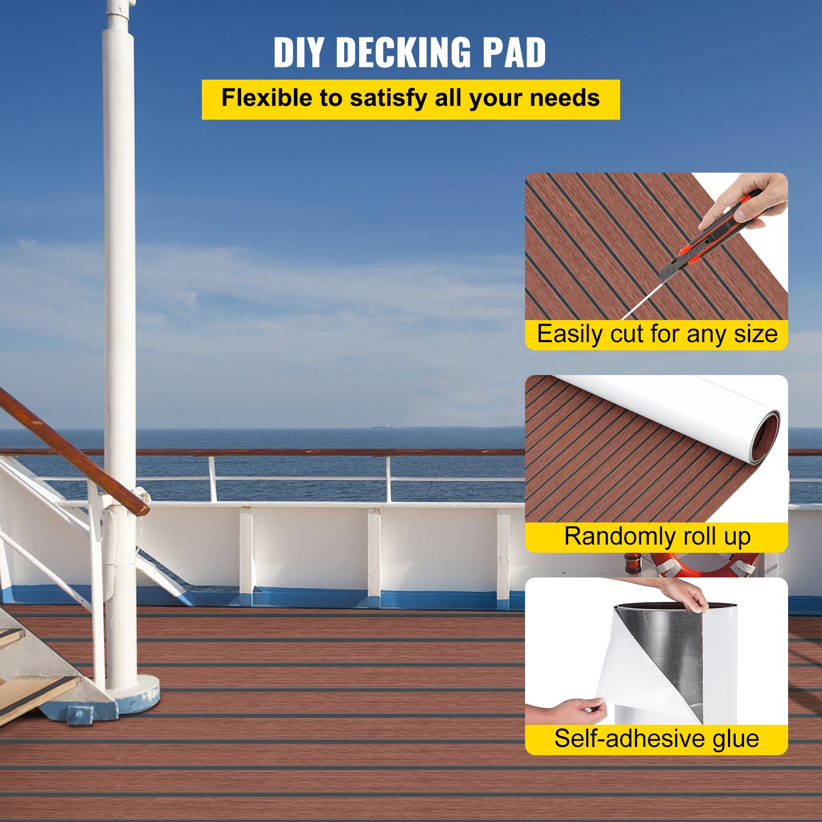 Teck Synthétique Bateau Plancher Marin Faux Teck EVA Mousse Bateau Deckin Feuille Tapis De Plate-forme De Bain Sol Bateau Teck Synthétique Bateau Plancher Marin Faux Teck EVA Mousse Bateau Deckin Feuille Tapis De Plate-forme De Bain Sol Bateau