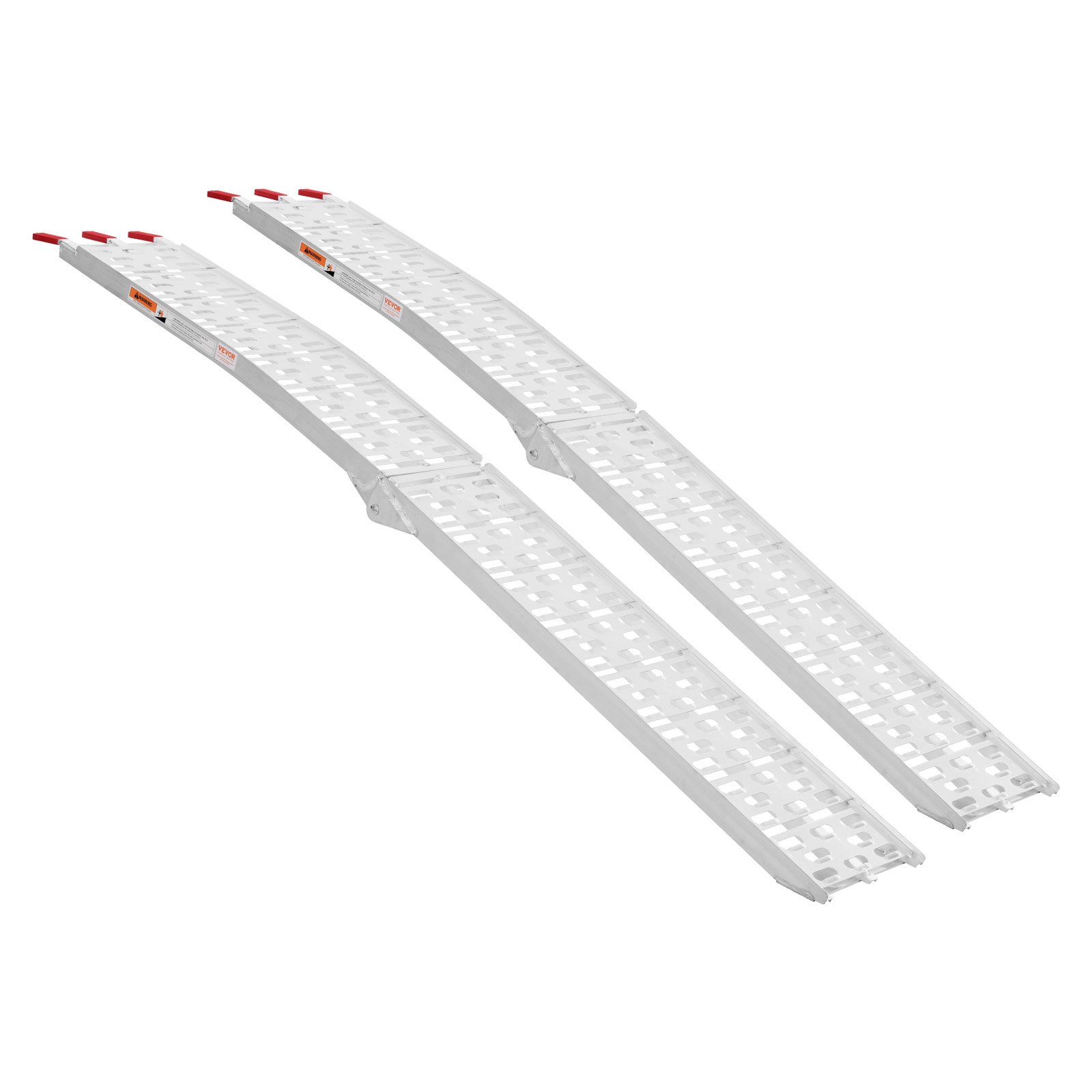 Stable Ramp VEVOR Aluminum Ramps, 1500 lbs, 2Pcs Heavy-duty Ramps with Wider Ramp ...