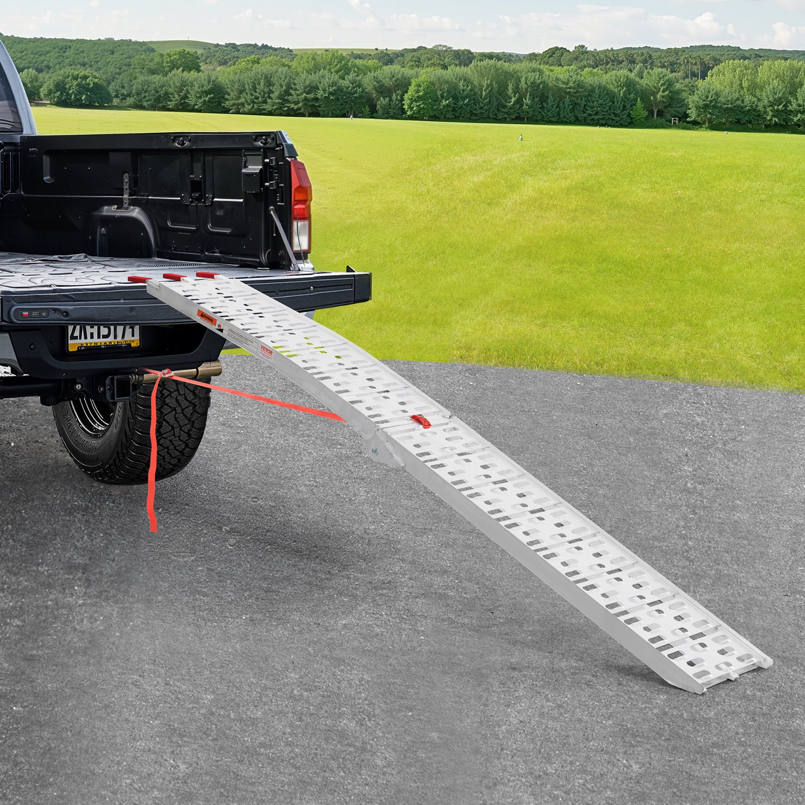 VEVOR Aluminum Ramps, 750 lbs, 1Pcs Heavy-duty Ramps with Wider Ramp ...