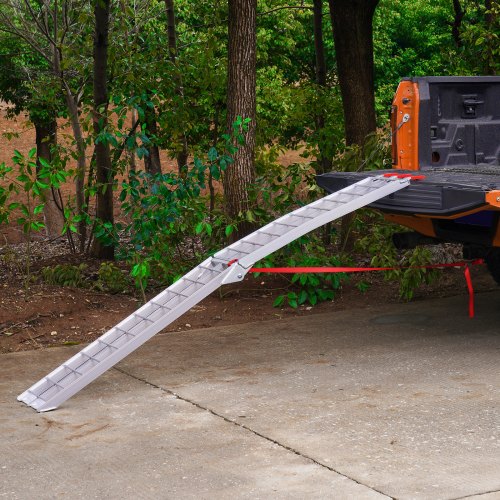 VEVOR Aluminum Ramp 750 LBS Foldable Loading Ramps for Pickup Trucks ...