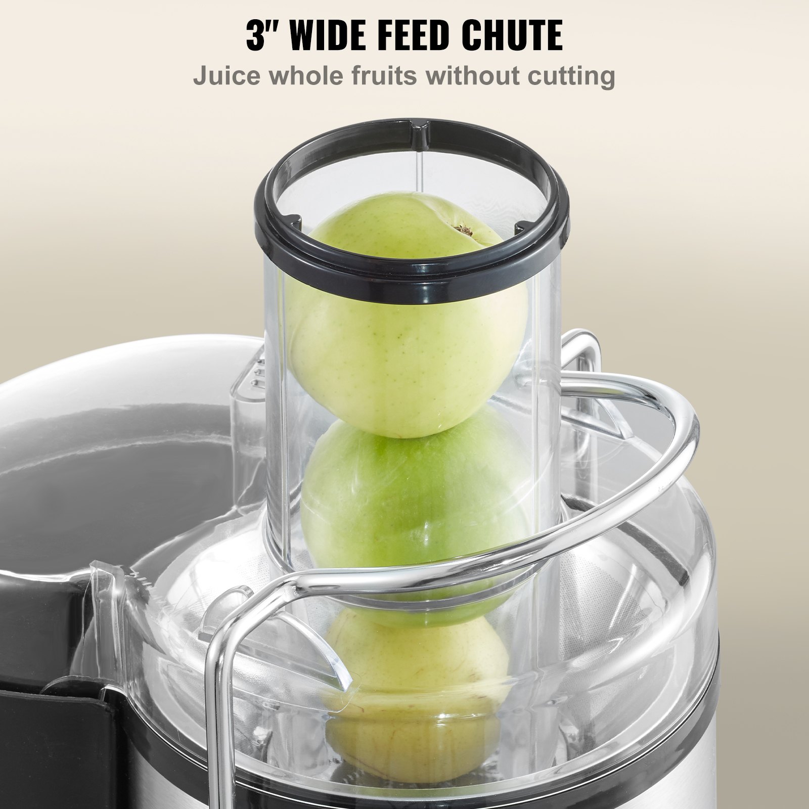 VEVOR Juicer Machine, 850W Motor Centrifugal Juice Extractor, Easy