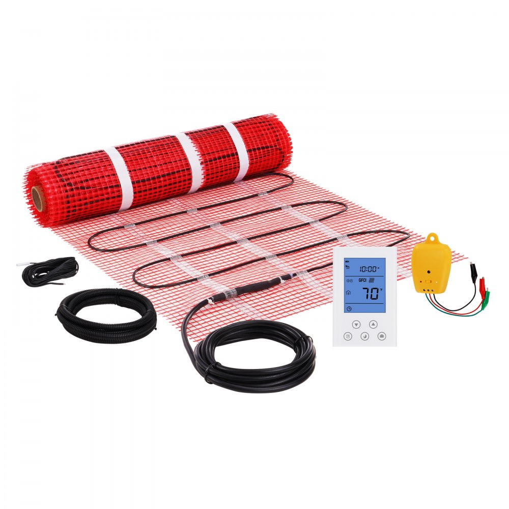 VEVOR Floor Heating Mat, 30 Sq.ft, Electric Radiant InFloor Heated